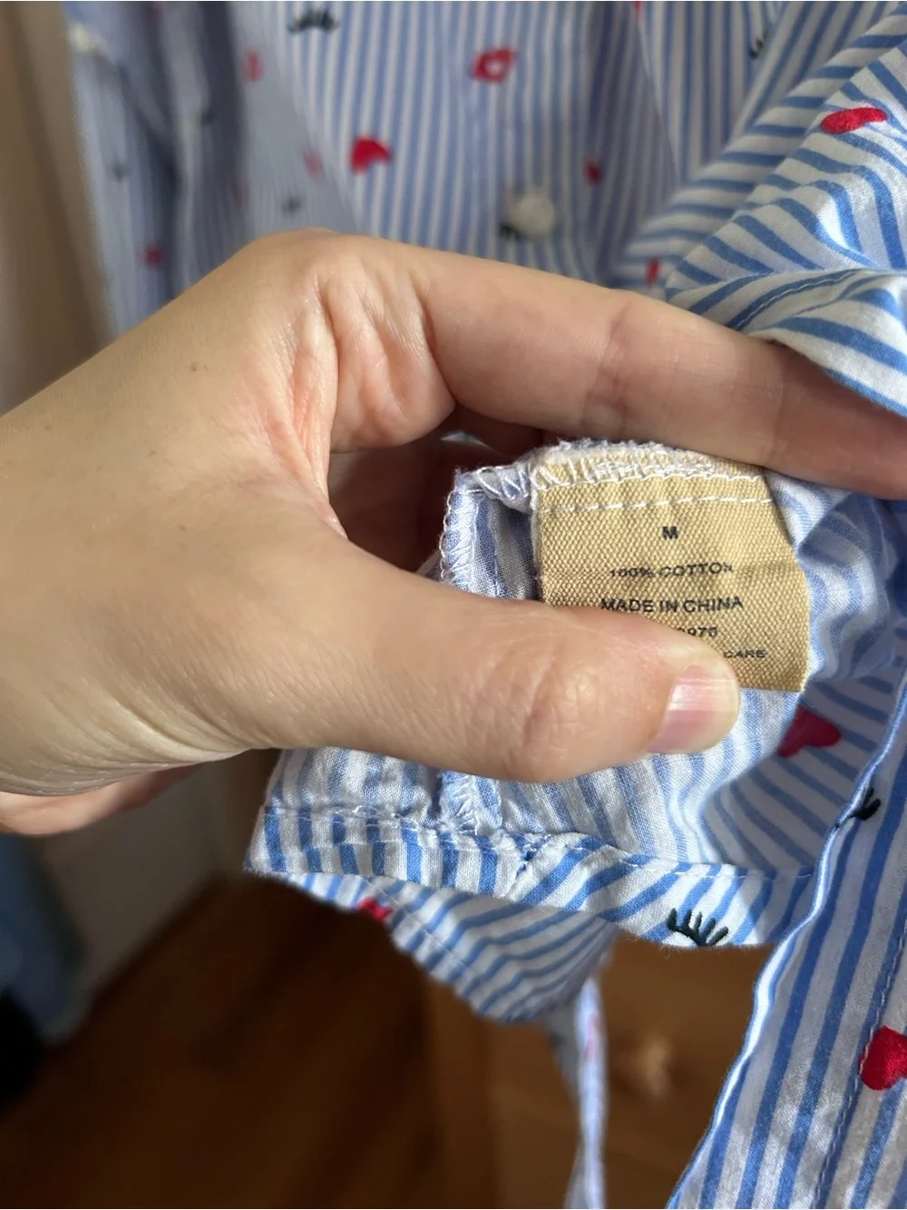 Fun Button-Down Front-Tie shirt
